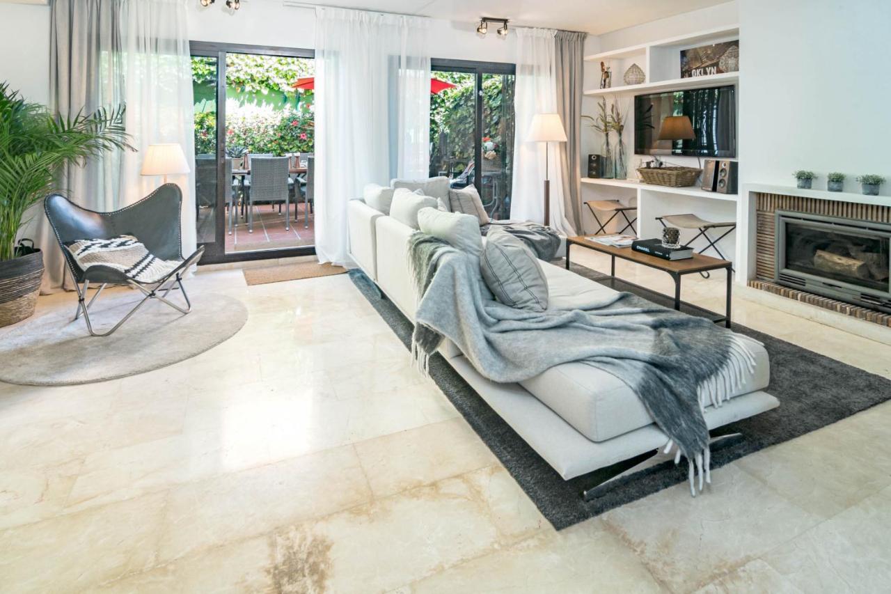Seaside 3 Bedroom Townhouse In San Pedro Close To The With Private Garden Marbellac